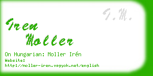 iren moller business card